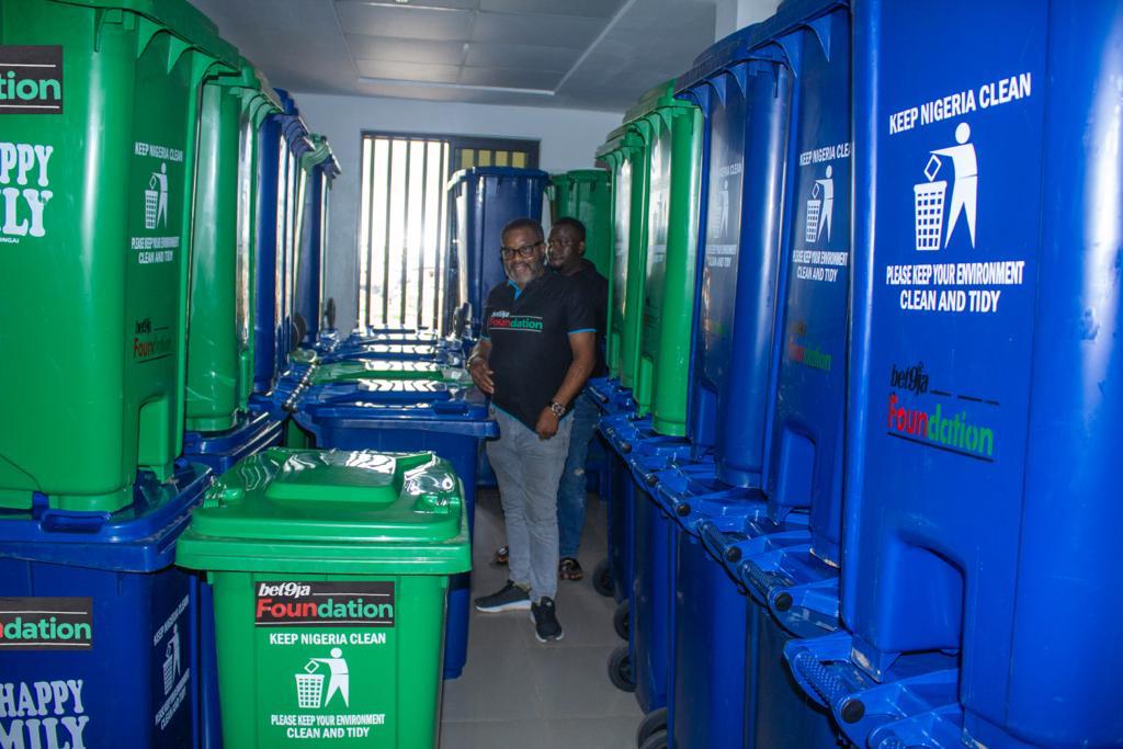 Waste bins donated in Edo